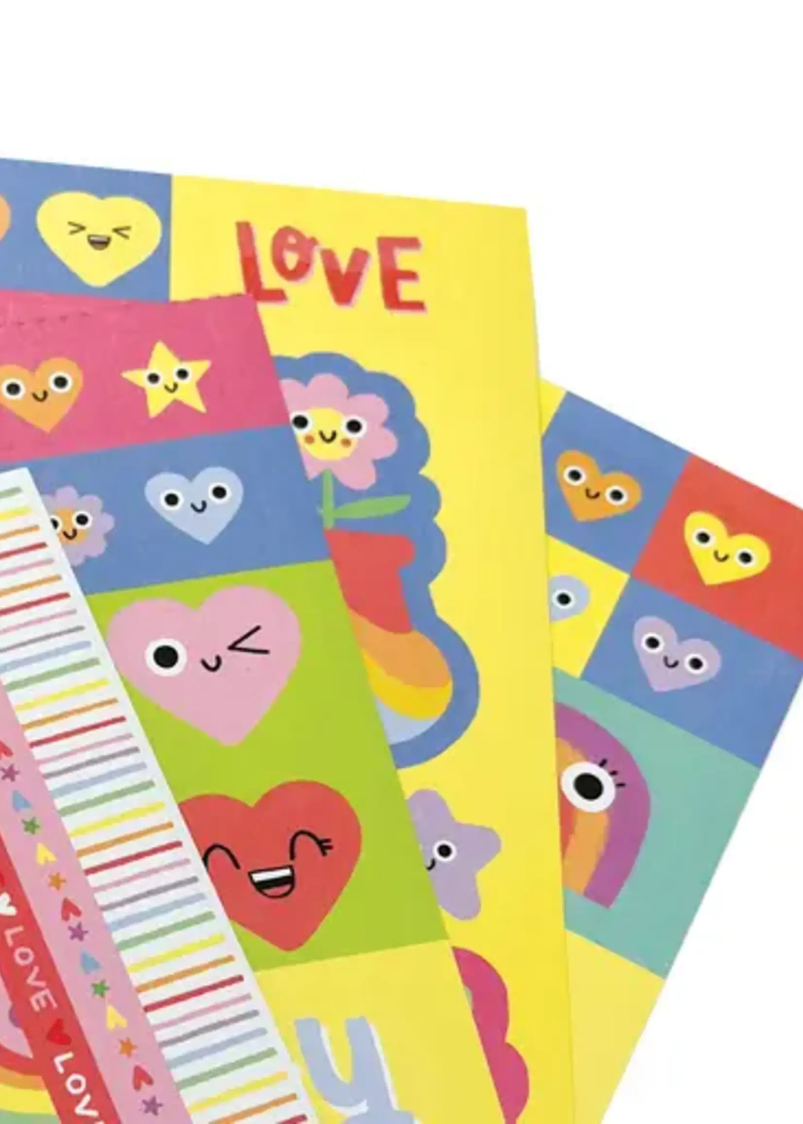 Ooly Stickiville Book - Happy Hearts (Matte Paper)