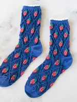 Tiepology Retro Strawberry Casual Socks