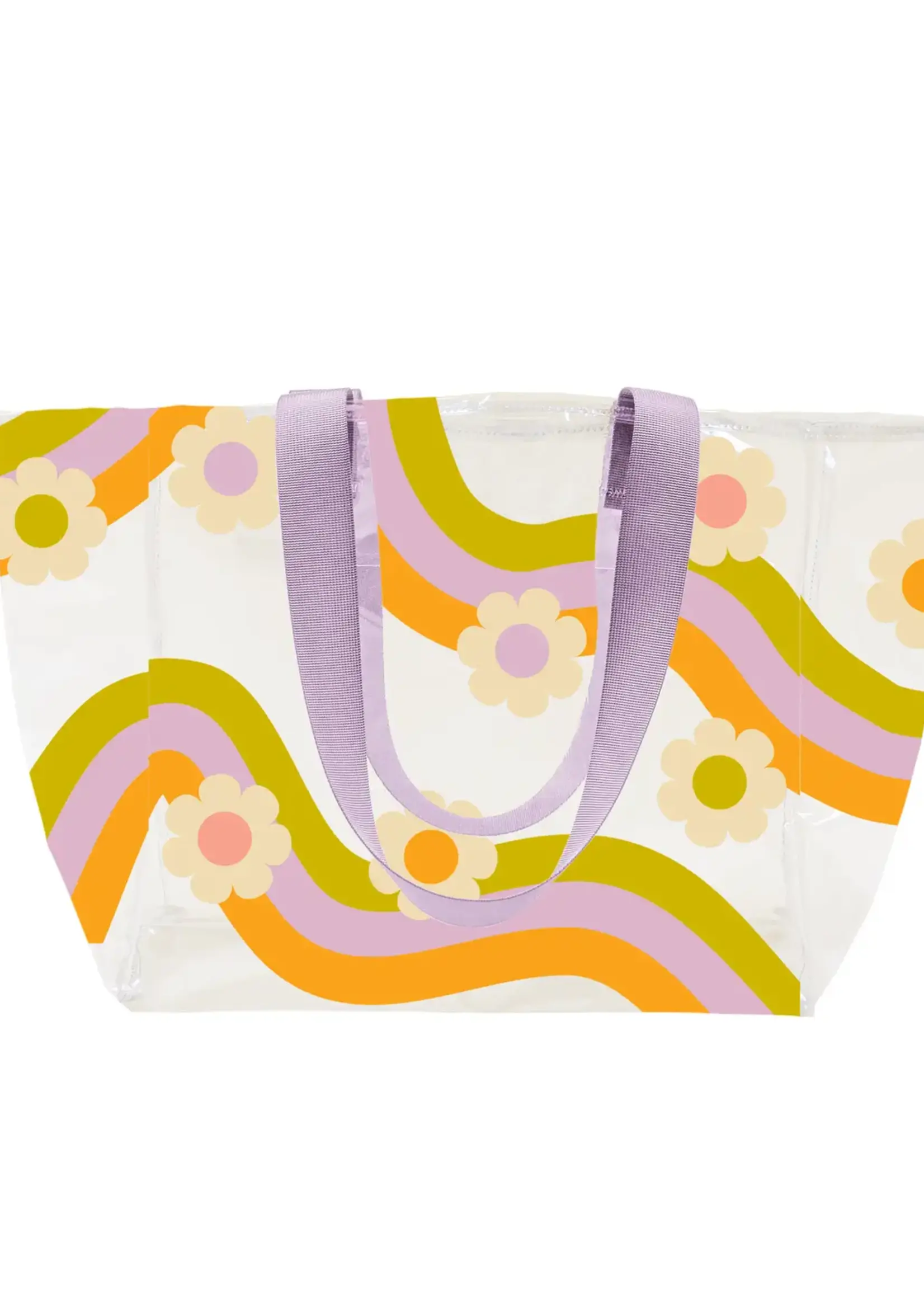 Talking Out of Turn Wavy Daisy Medium All Day Tote