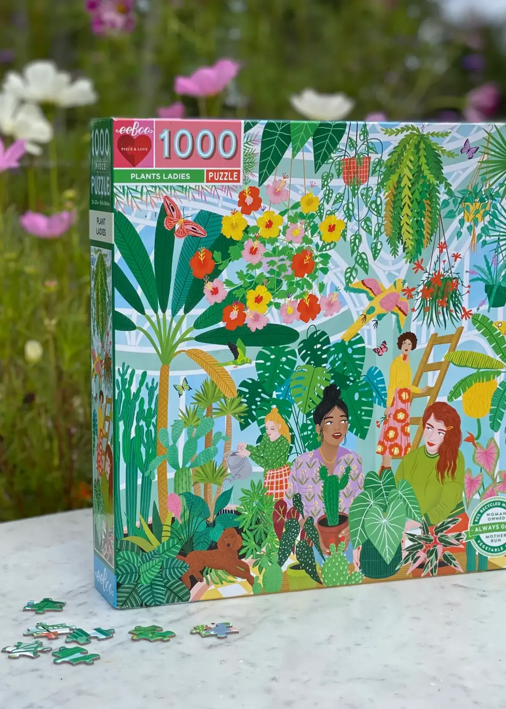 eeboo Plant Ladies 1000 Piece Puzzle