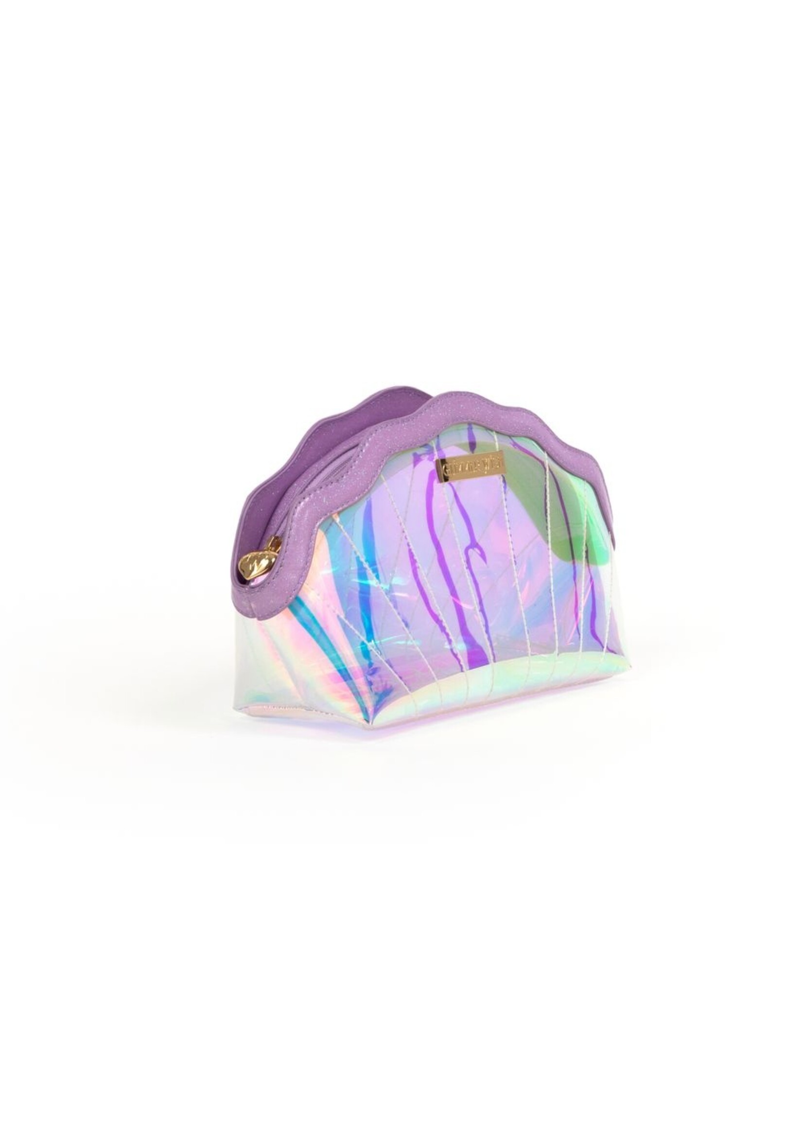 Glimmer Wish Mermaid Shell Overnight Bag & Shell Cosmetics Bag