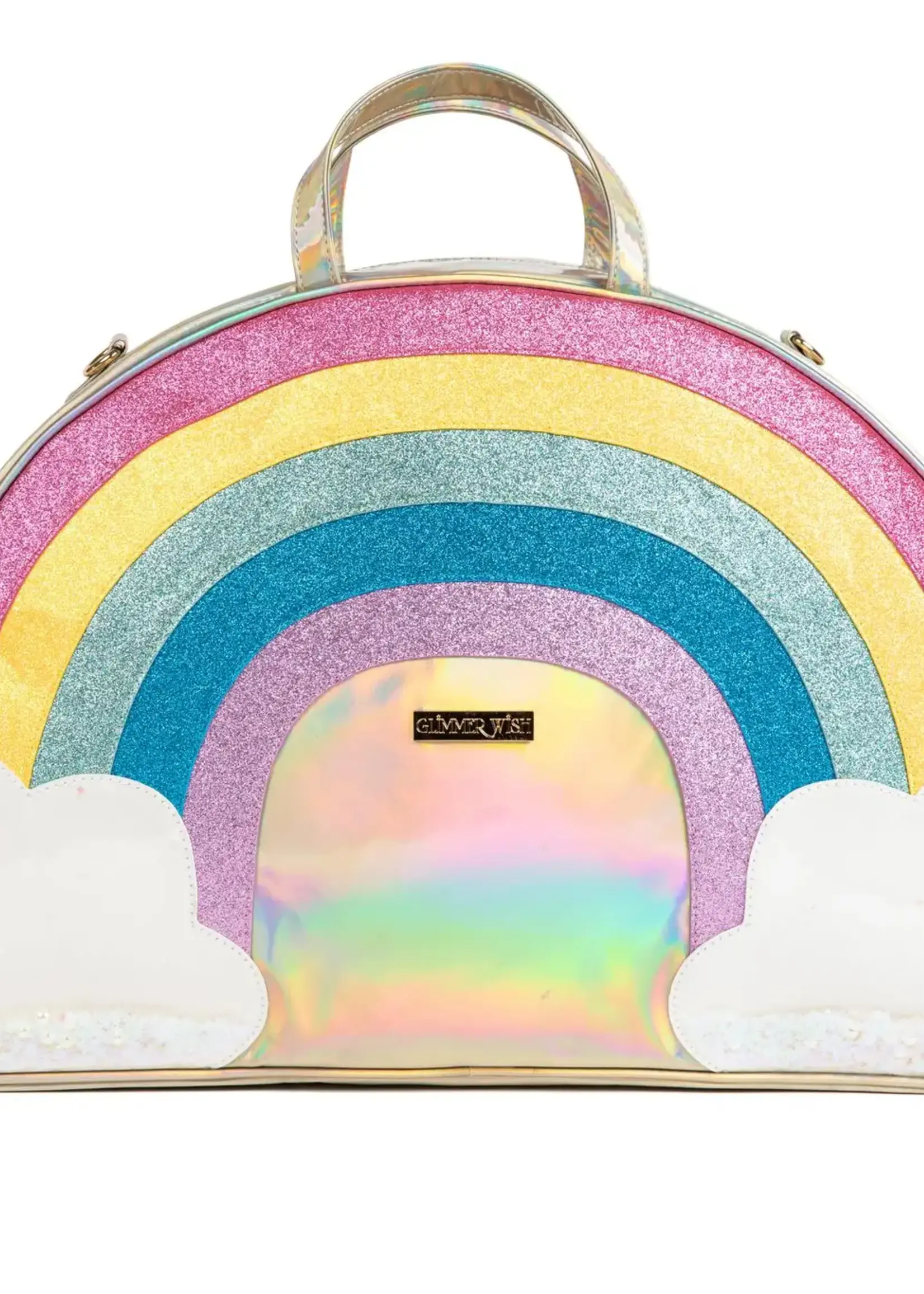 Glimmer Wish Unicorn Rainbow Overnight Bag