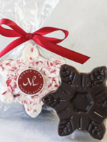 Maggie Lyon Chocolatiers Single Peppermint Bark Snowflake