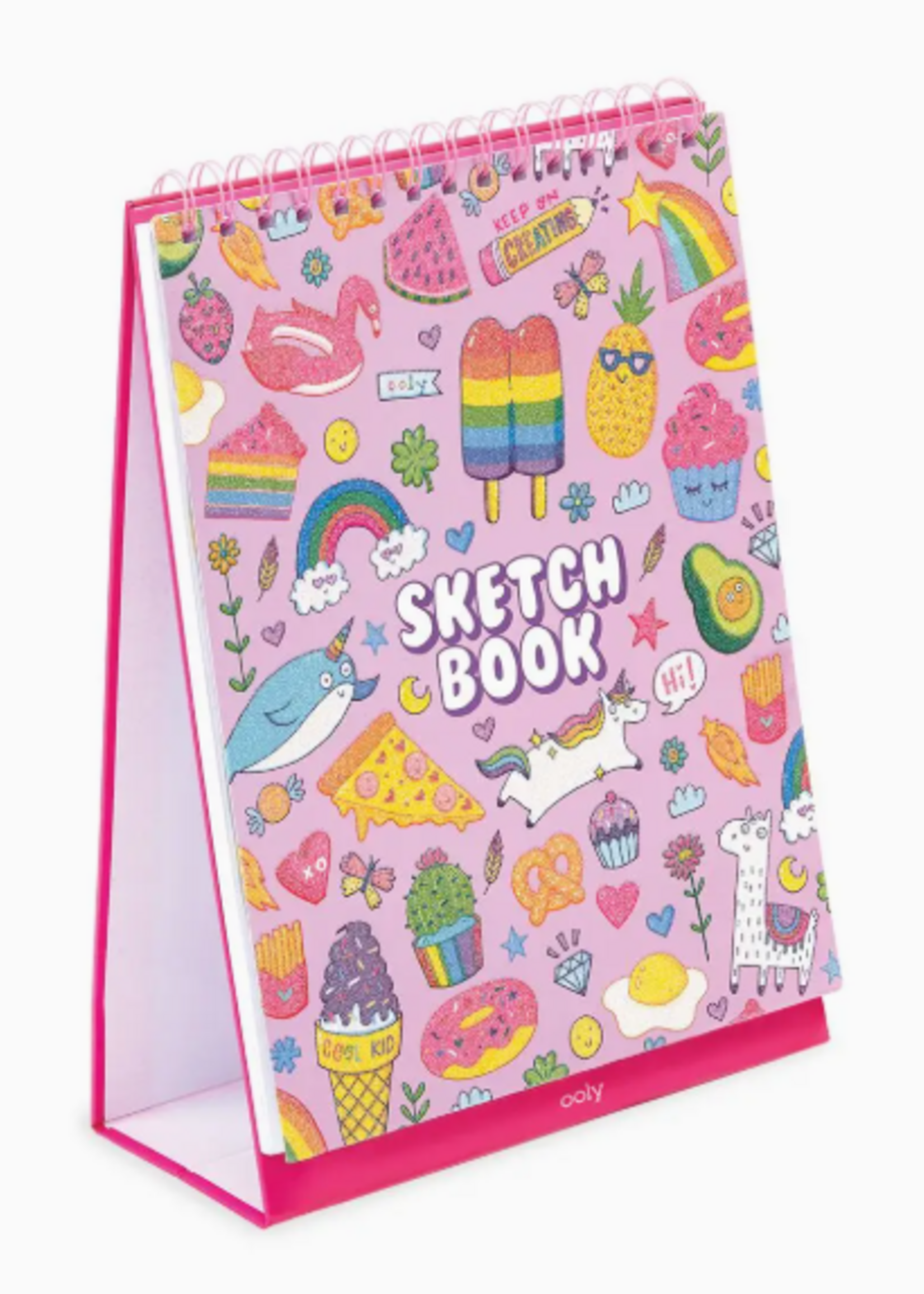 Ooly Sketch & Show Standing Sketchbook-Cute Doodle World