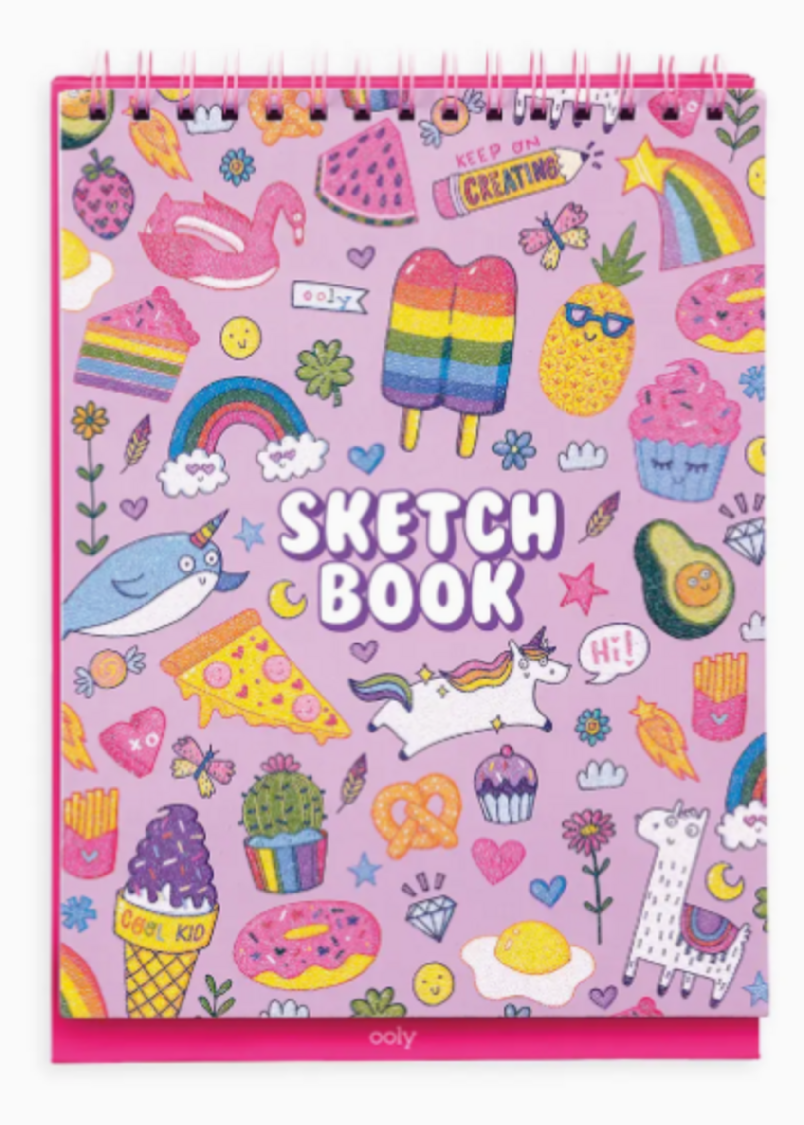 Ooly Sketch & Show Standing Sketchbook-Cute Doodle World