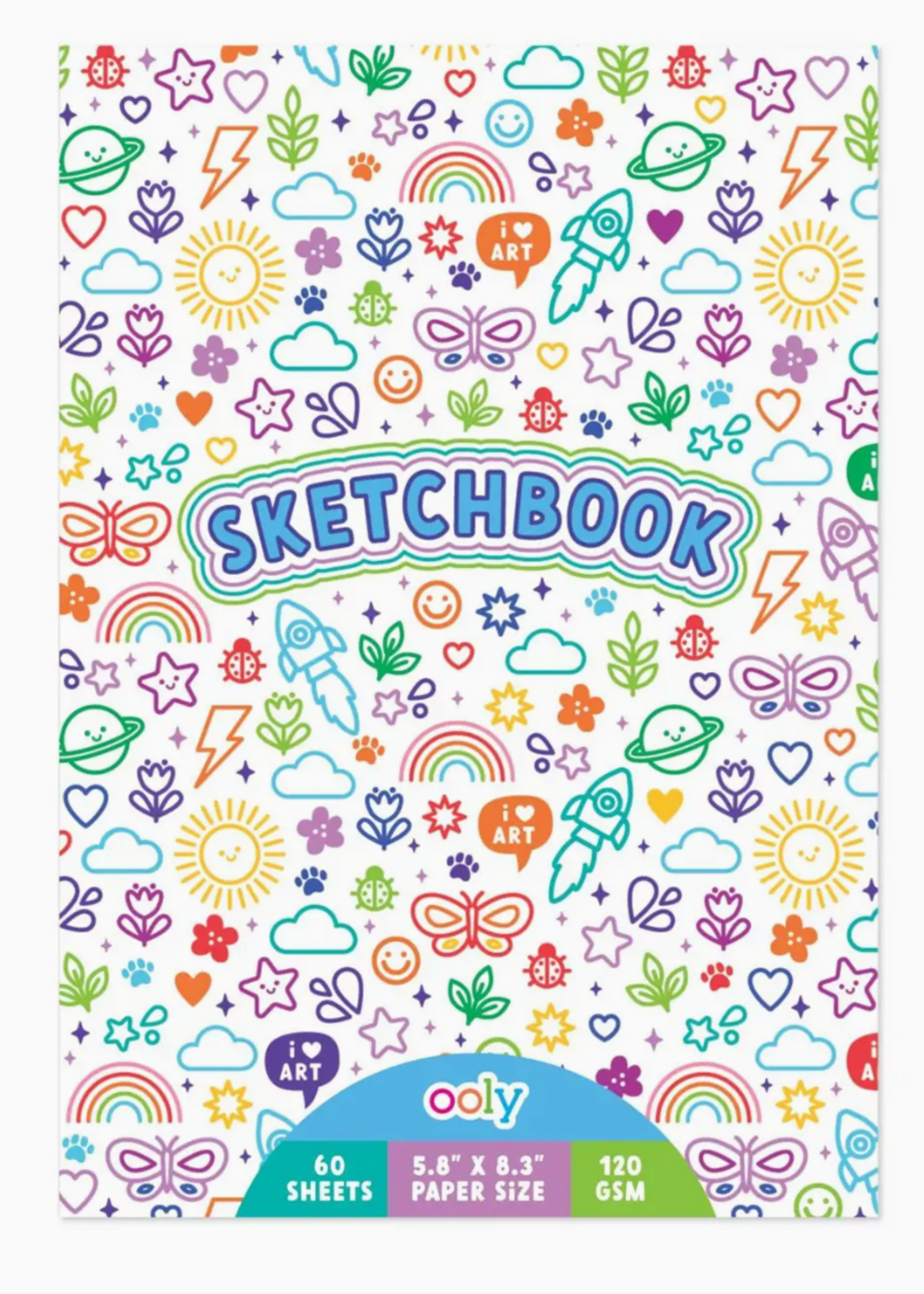 Ooly Colorful Doodles Sketchbook