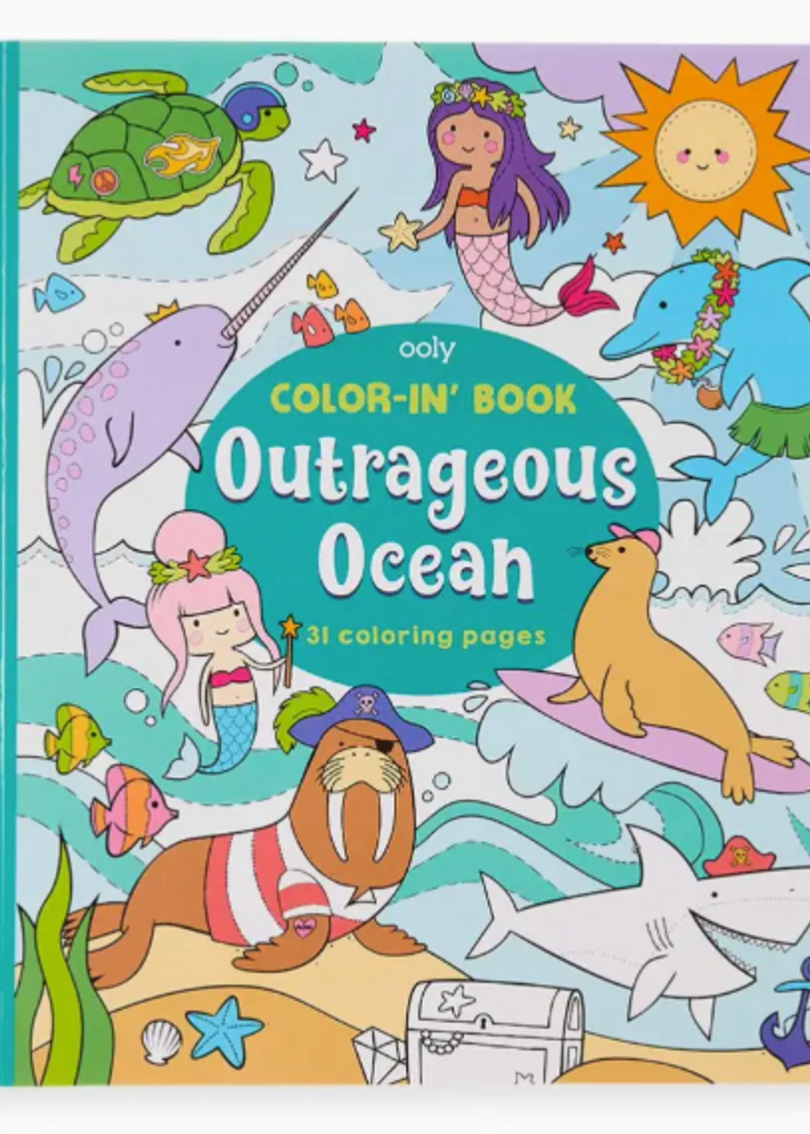 Ooly Color-in' Book: Outrageous Ocean