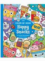 Ooly Color-in' Book: Happy Snacks Coloring Book
