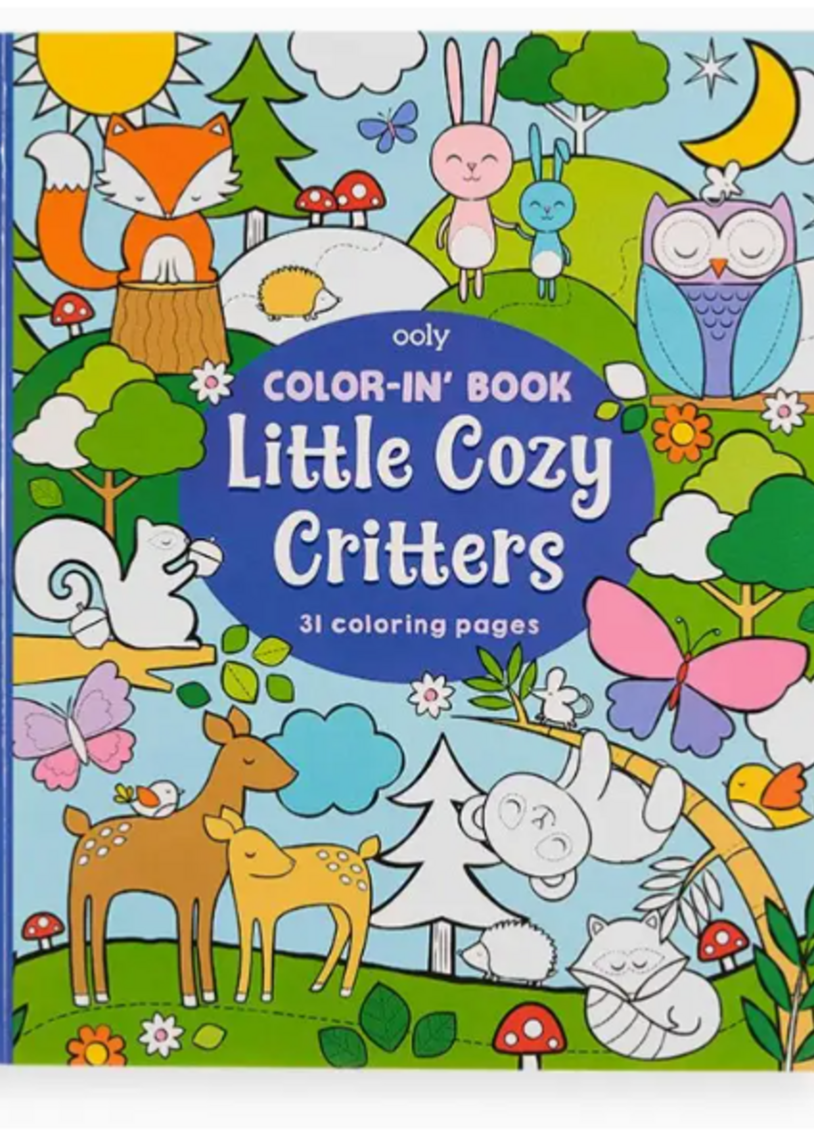 Ooly Color-in' Book: Little Cozy Critters