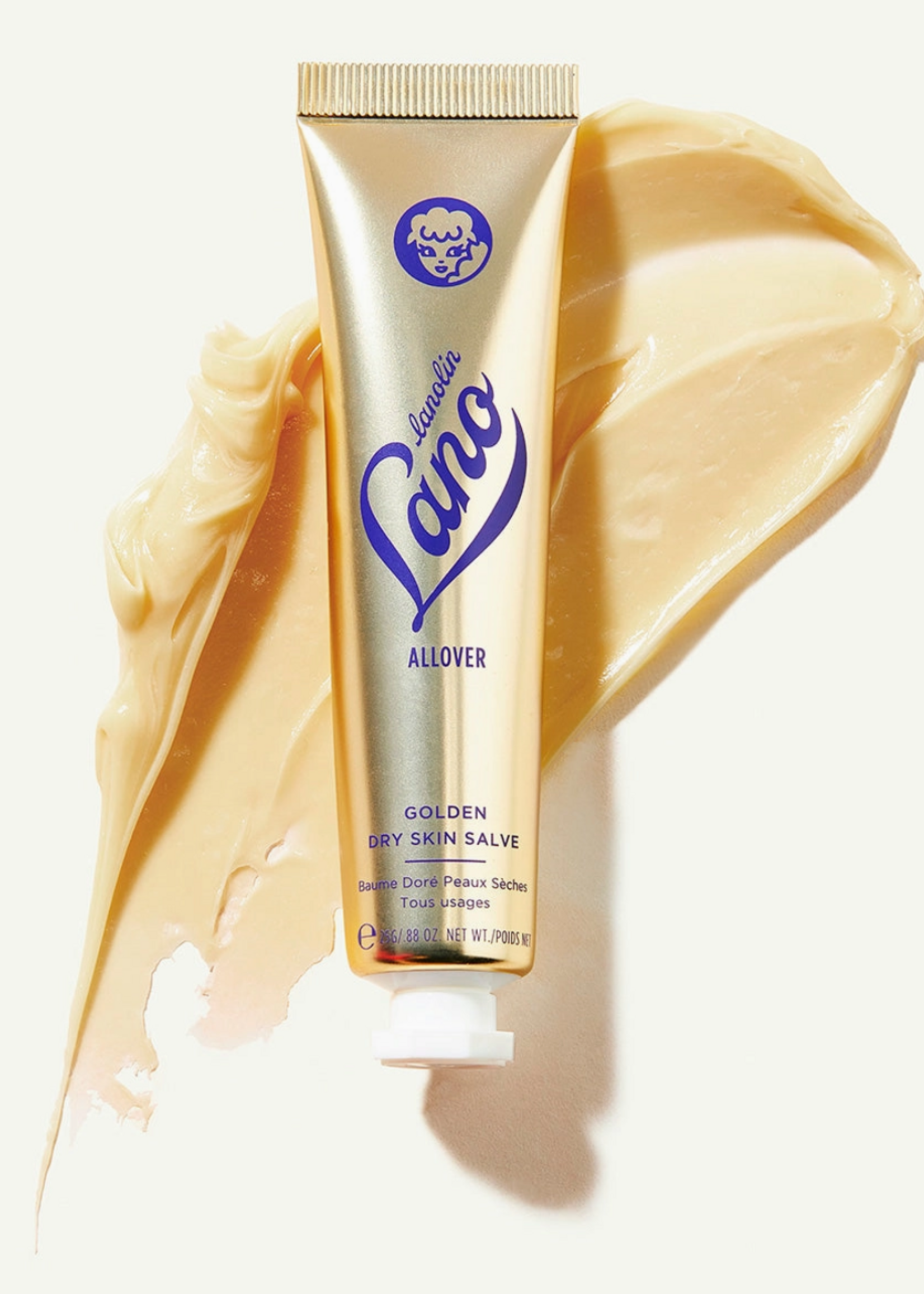 Lanolips Golden Dry Skin Miracle Salve