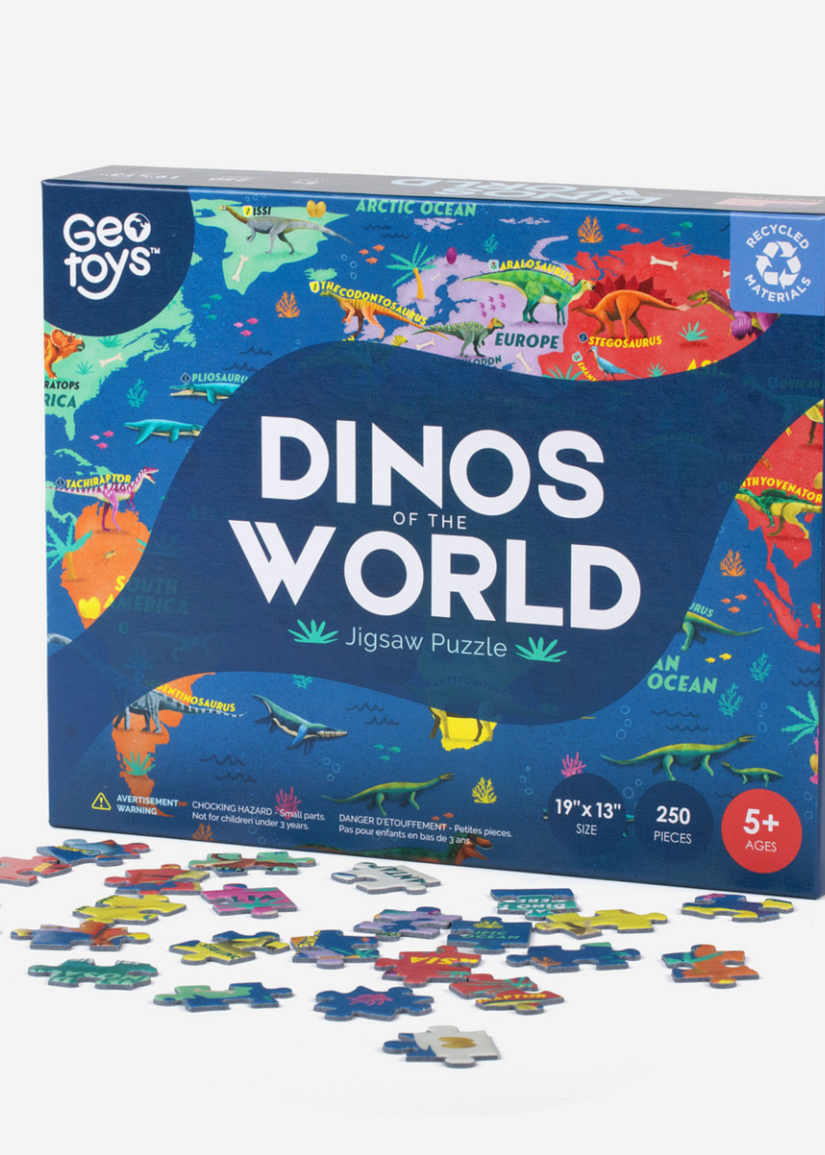 Geotoys Dinos of the World Puzzle