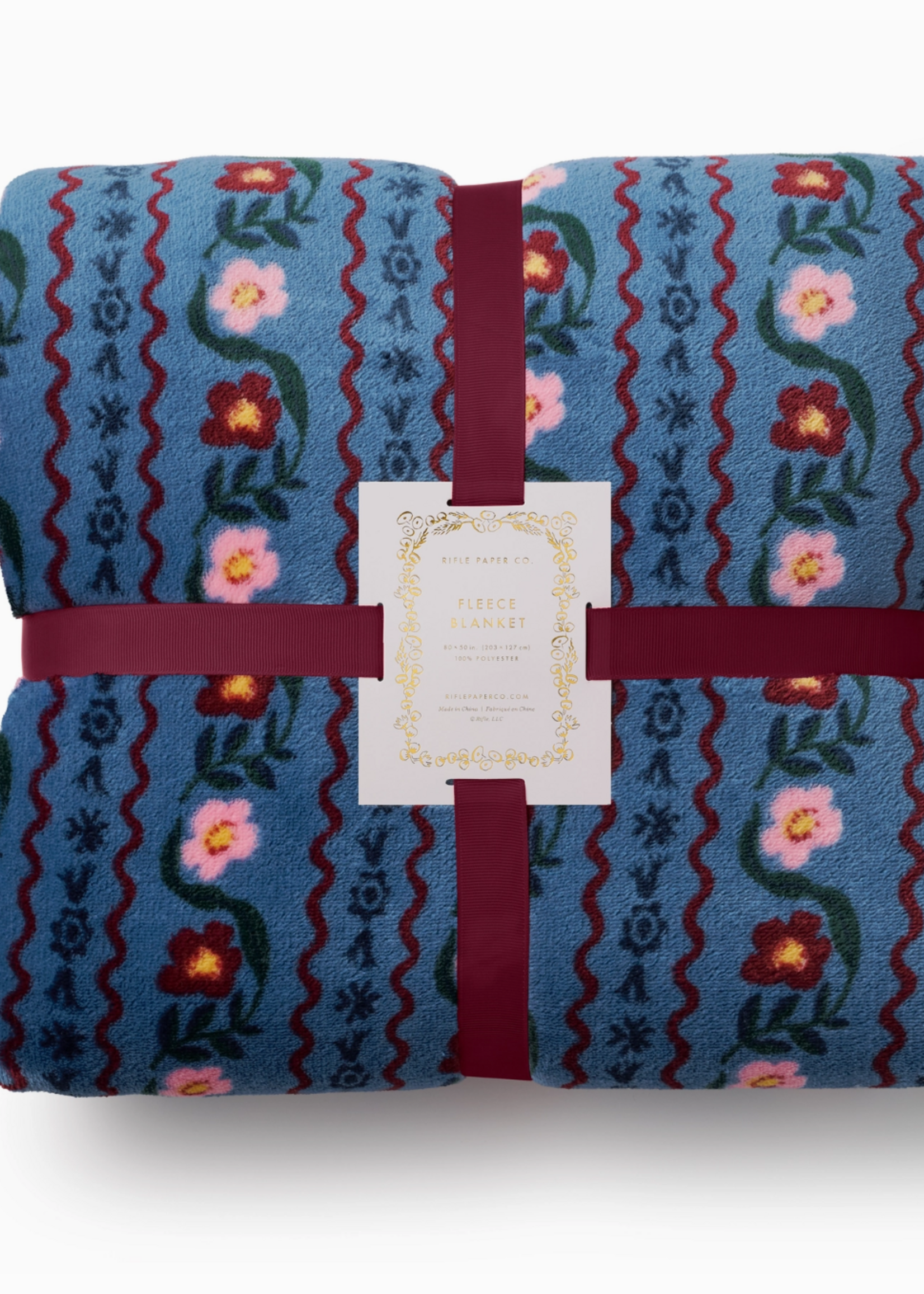Rifle Paper Co. Delphine Fleece Blanket