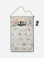 Rifle Paper Co. Nativity Embroidered Hanging Advent Calendar