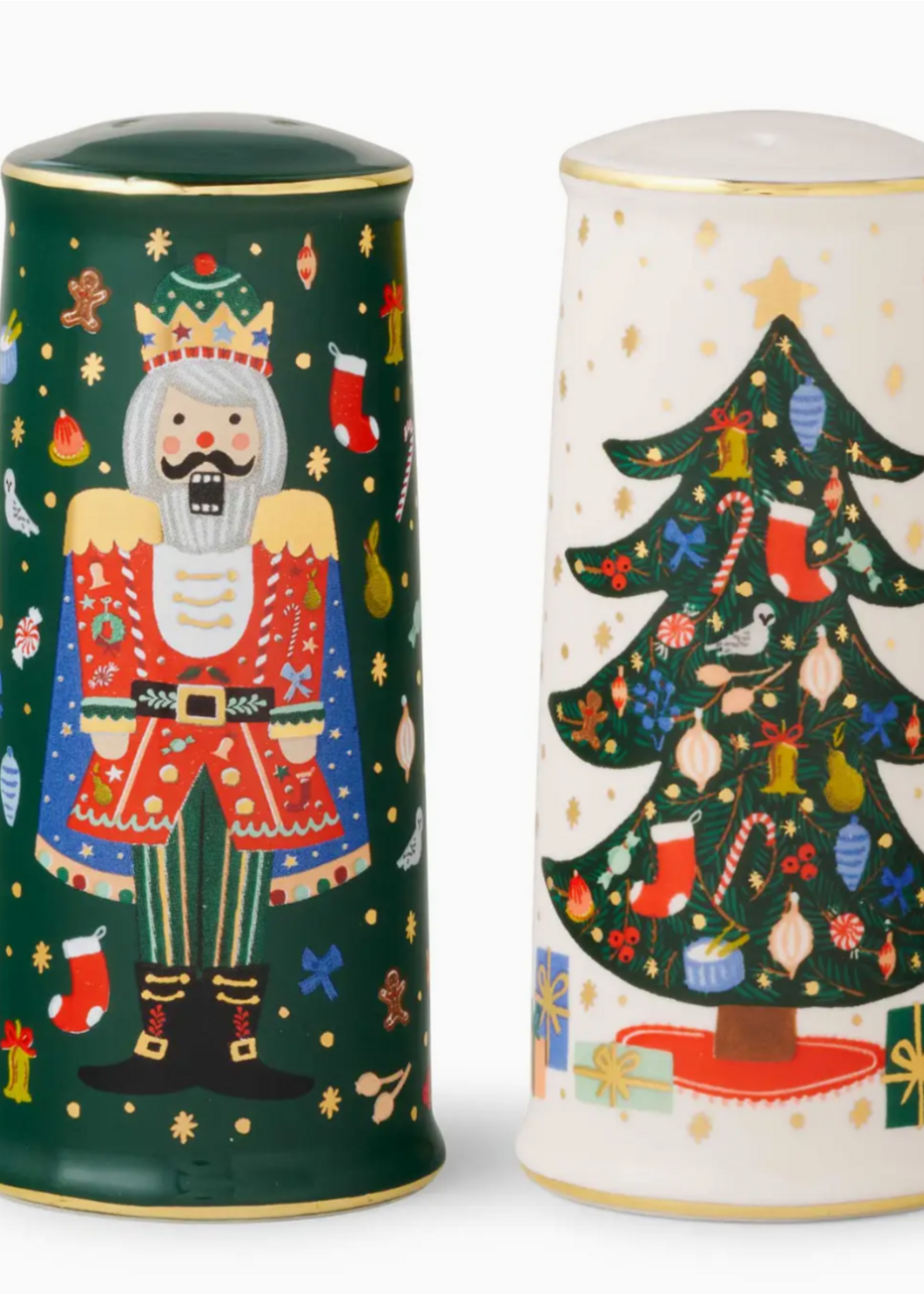 Rifle Paper Co. Nutcracker Salt & Pepper Shaker Set