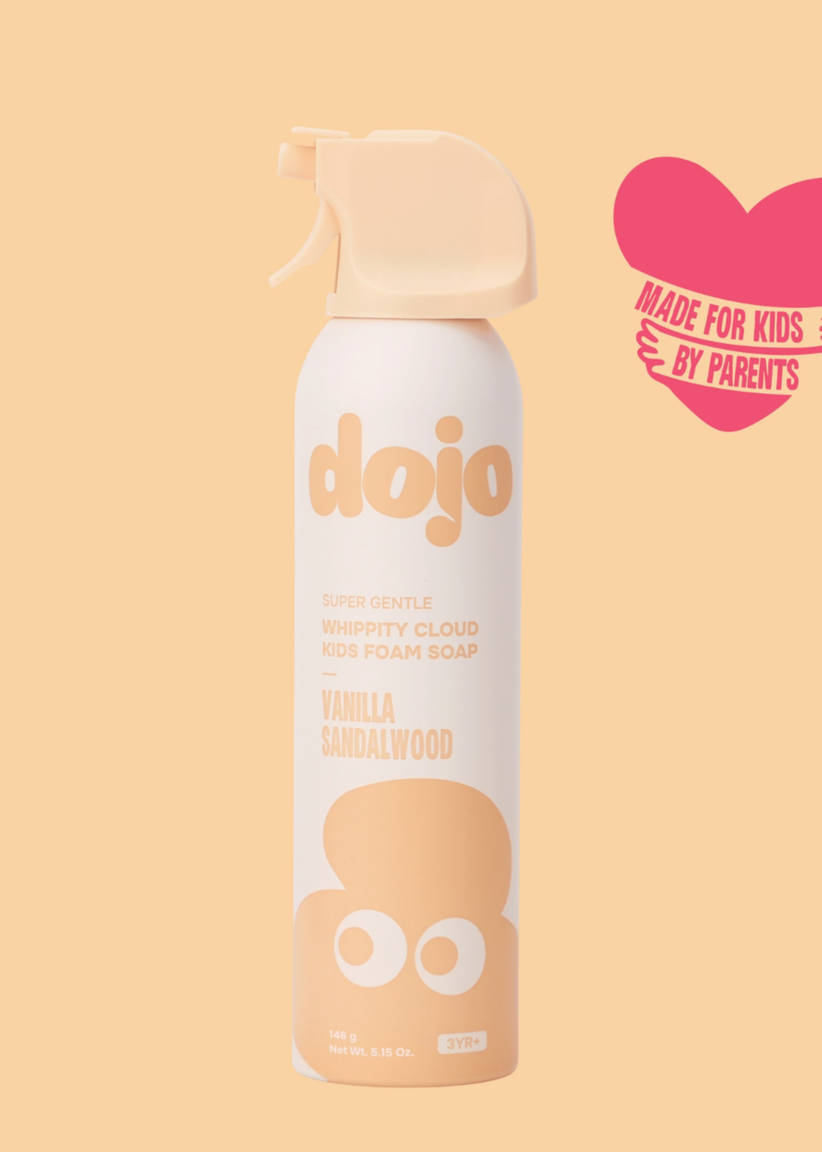 Dojo Whippity Cloud Kids Foaming Soap-Vanilla Sandalwood