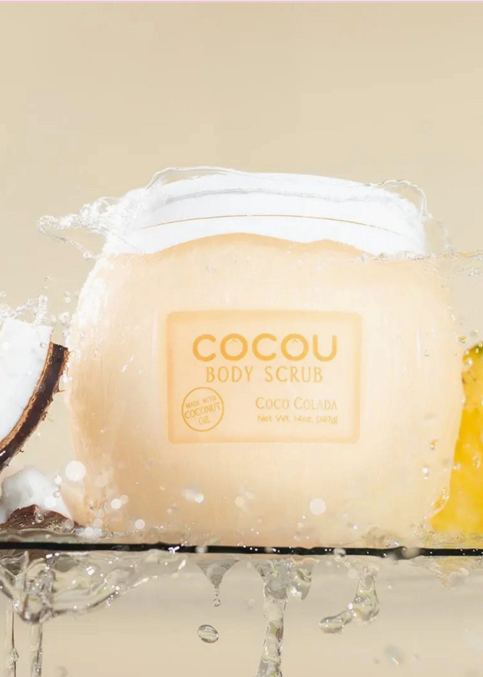 Cocou Coco Colada Body Scrub 14oz