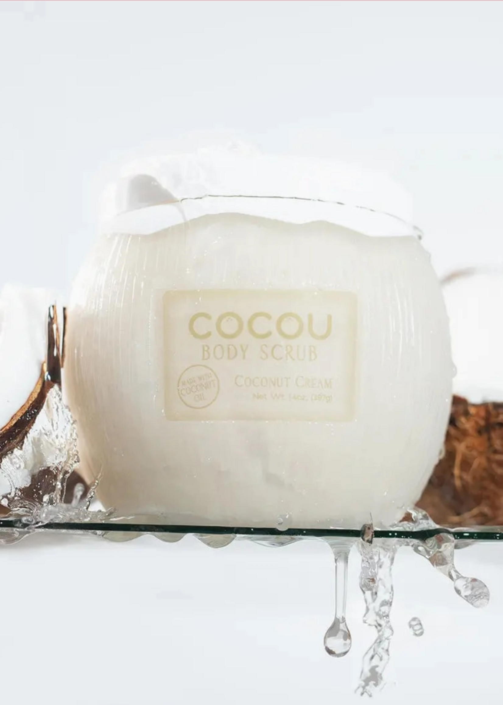 Cocou Coconut Cream Body Scrub 14oz