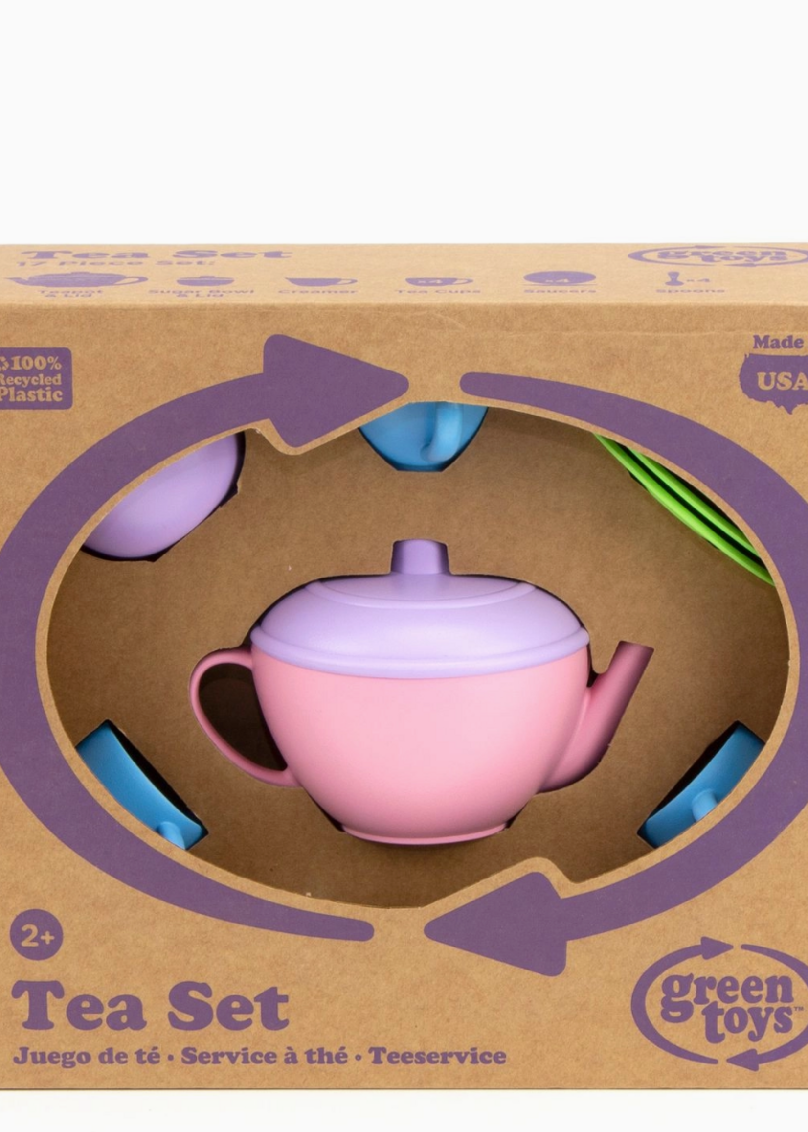 Green Toys Tea Set - Pink