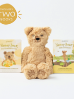 Slumberkins Honey Bear's Gratitude Plush Set - with 2 Books!
