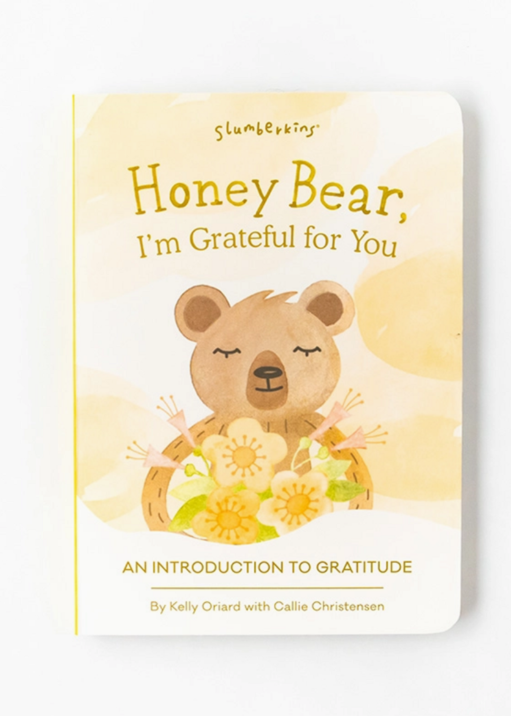 Slumberkins Honey Bear's Gratitude Plush Set - with 2 Books!