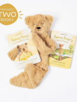 Slumberkins Honey Bear's Gratitude Plush Snuggler Set - with 2 Books!