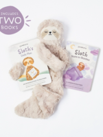 Slumberkins Sloth's Routines Plush Snuggler Set - with 2 Books!