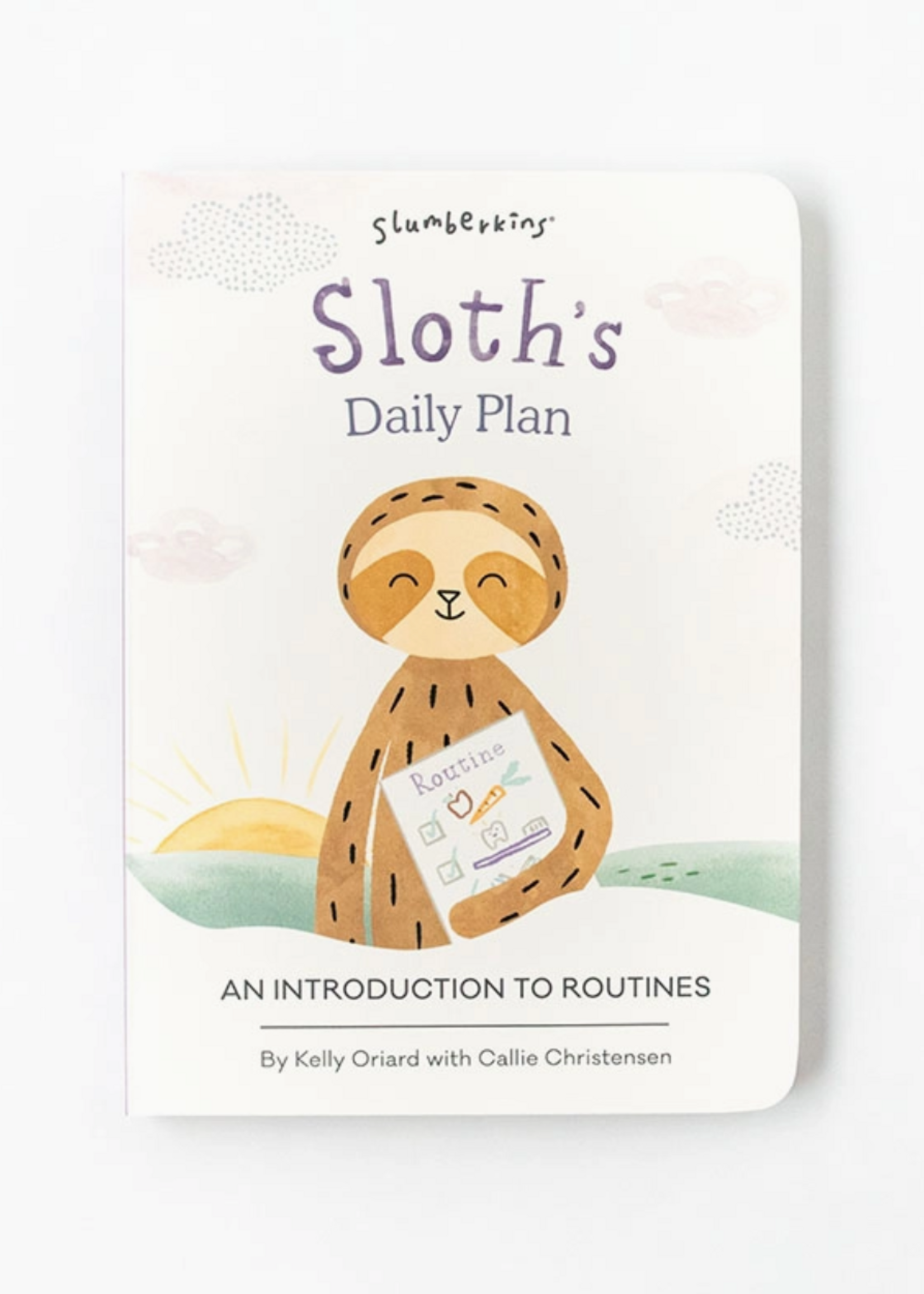 Slumberkins Sloth's Routines Plush Snuggler Set - with 2 Books!