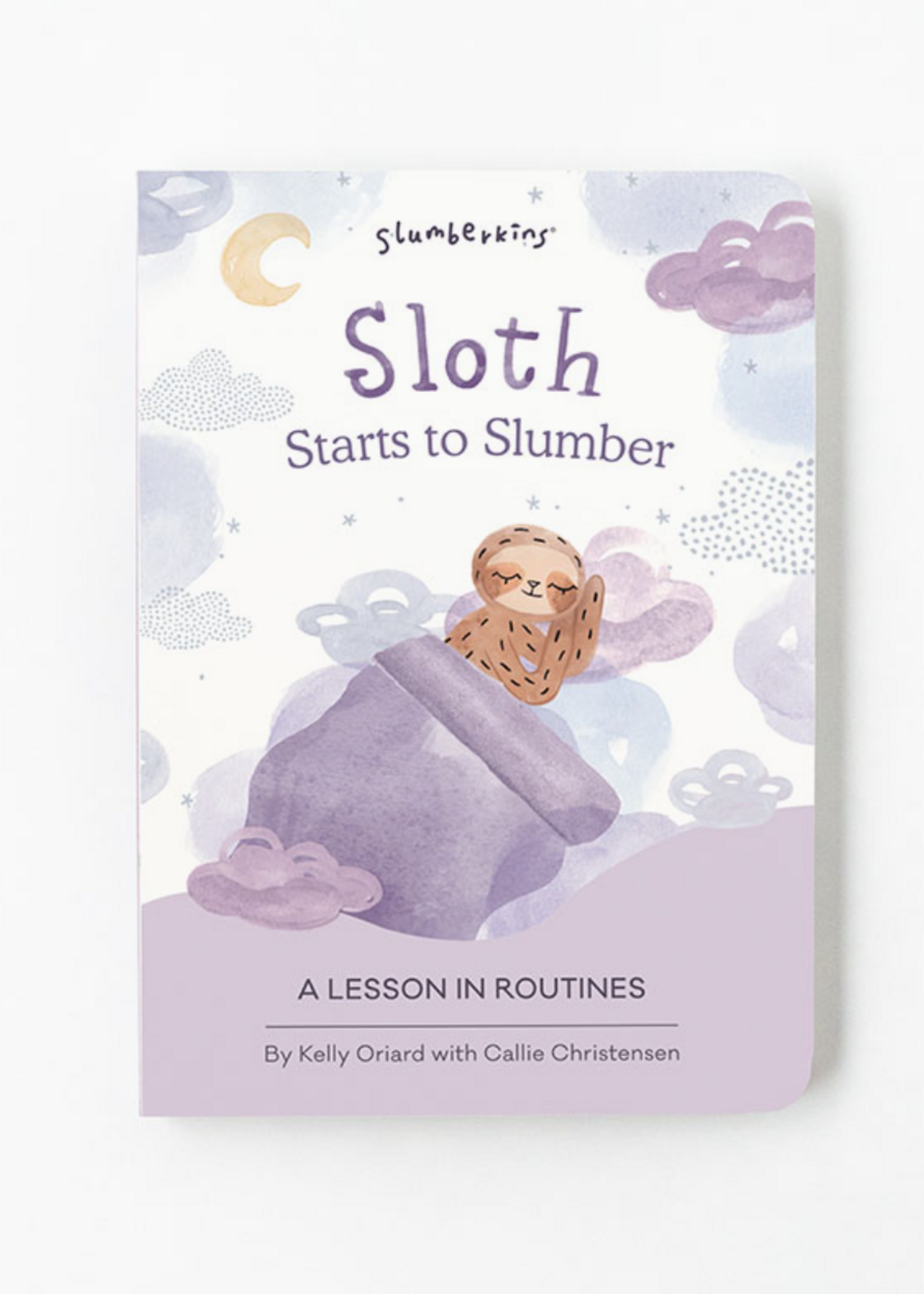 Slumberkins Sloth's Routines Plush Snuggler Set - with 2 Books!