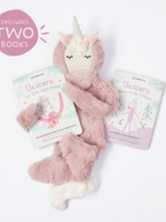 Slumberkins Unicorn's Authenticity Plush Snuggler Set - with 2 Books!