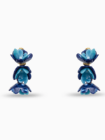Lele Sadoughi AZURE MINI ROSE DROP EARRING