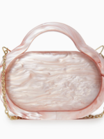 Lele Sadoughi Rose Pill Box Acetate Bag