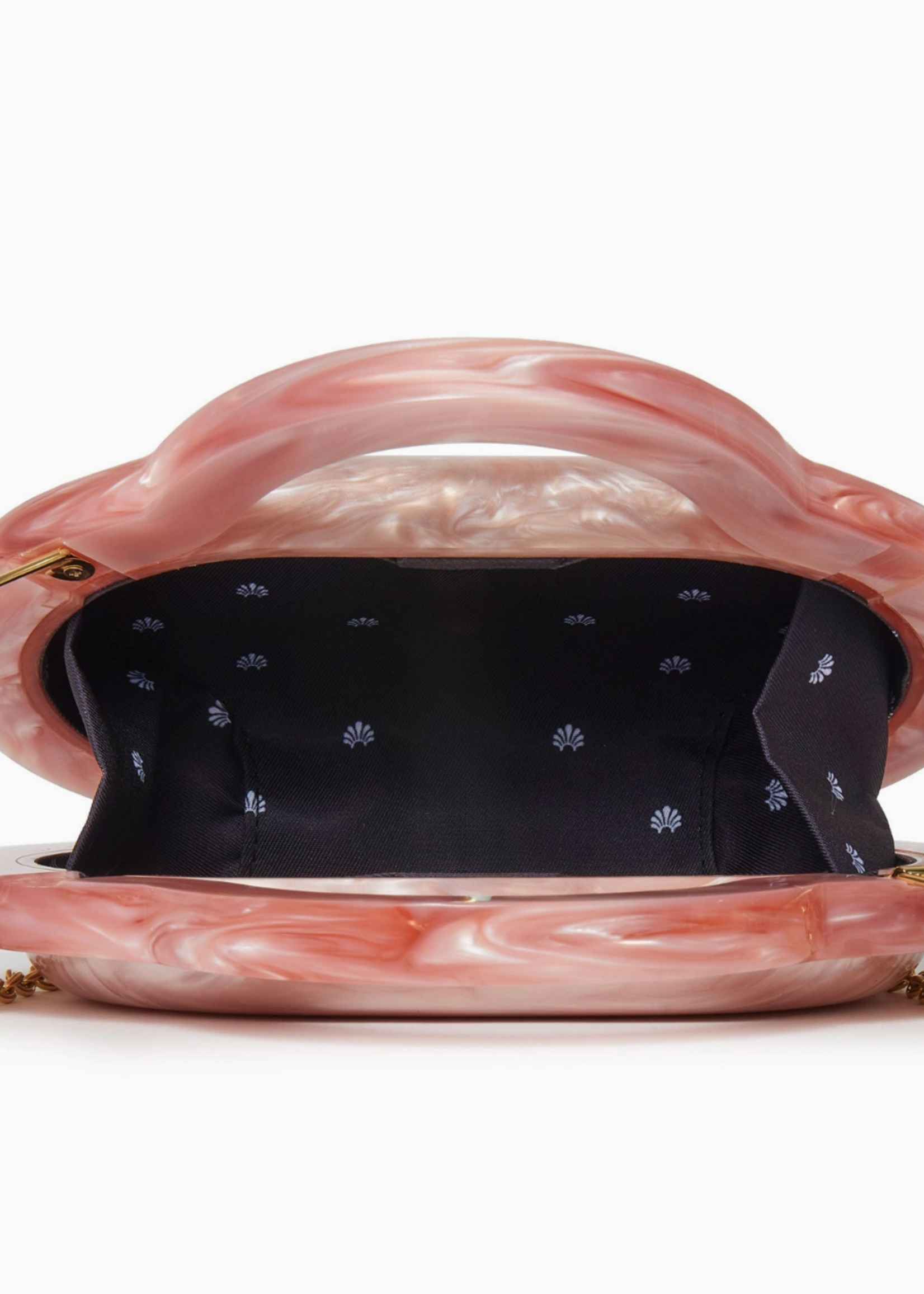 Lele Sadoughi Rose Pill Box Acetate Bag