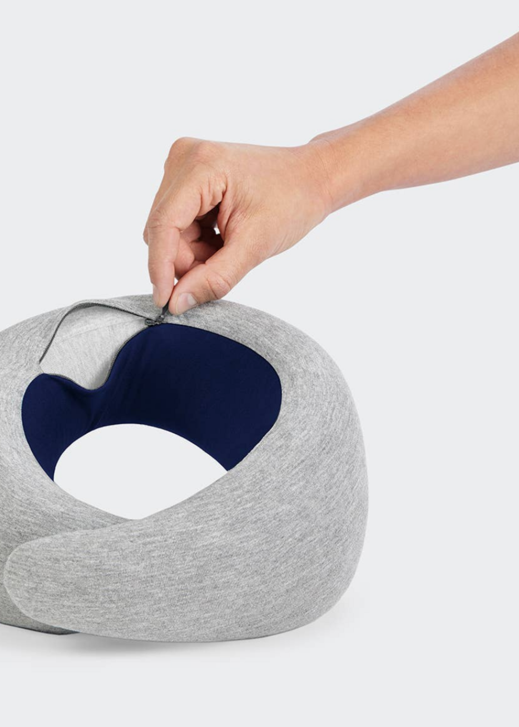 Ostrichpillow Go Neck Pillow - Comfort, Style, and Total Support Midnight Grey