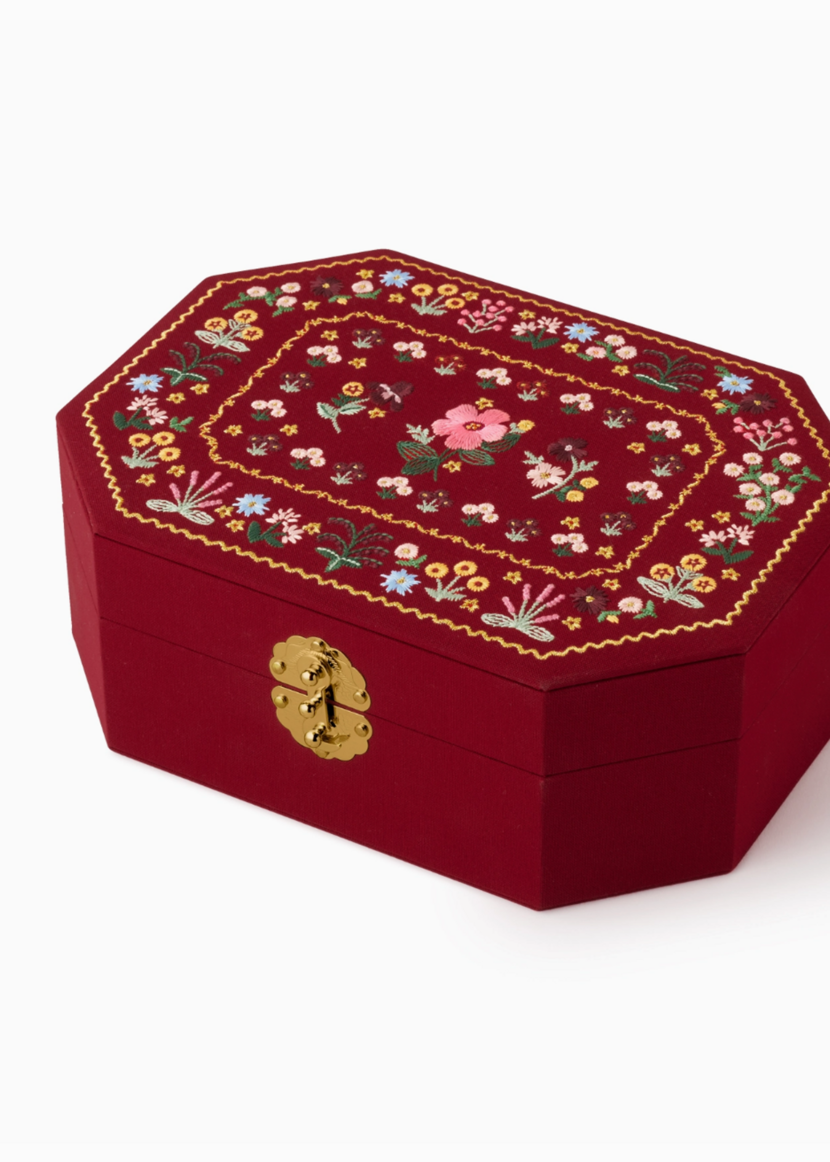 Rifle Paper Co. Gemma Embroidered Jewelry Box