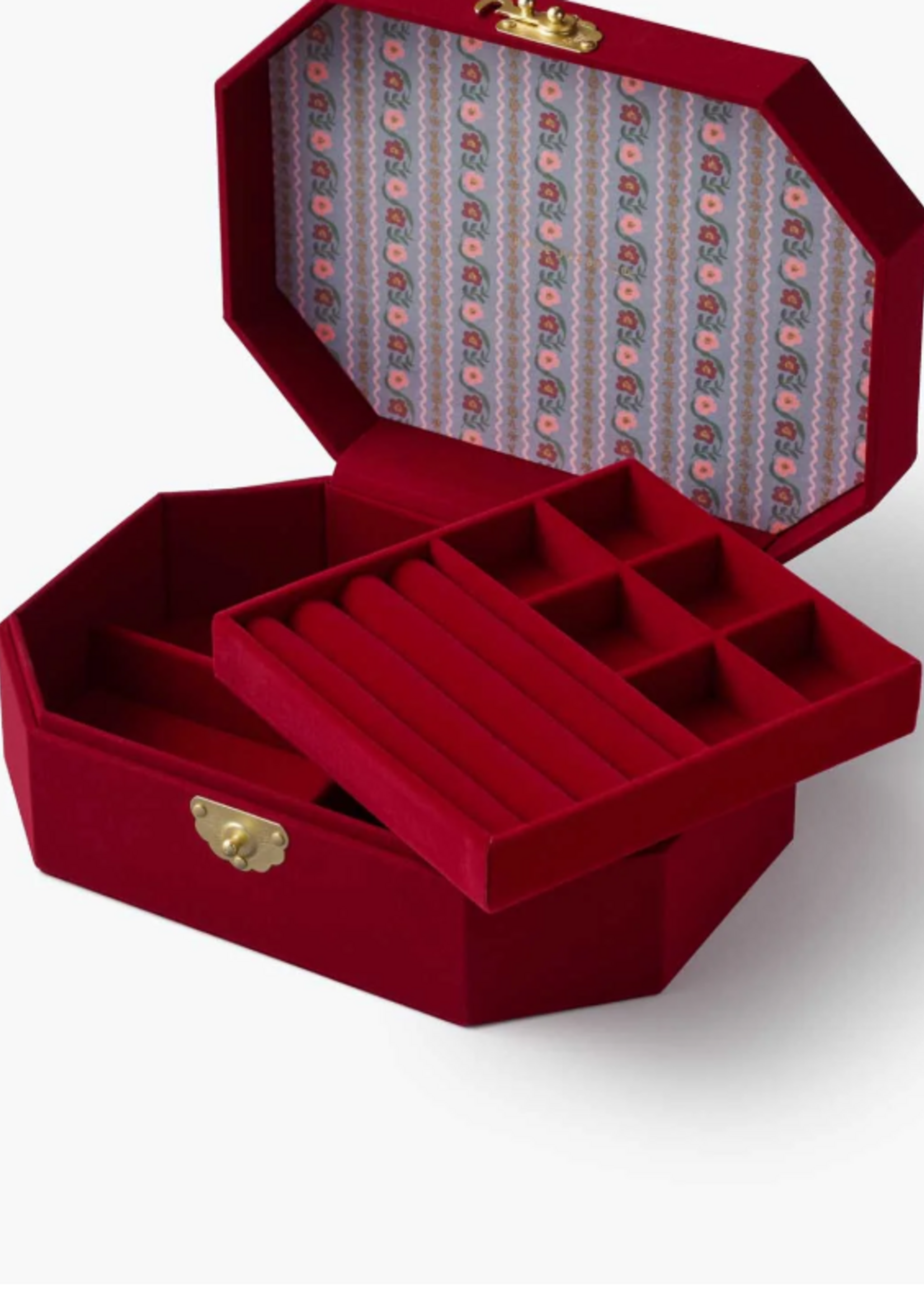 Rifle Paper Co. Gemma Embroidered Jewelry Box