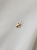 Katie Waltman Mini Gold Filled Heart Charm  Gold