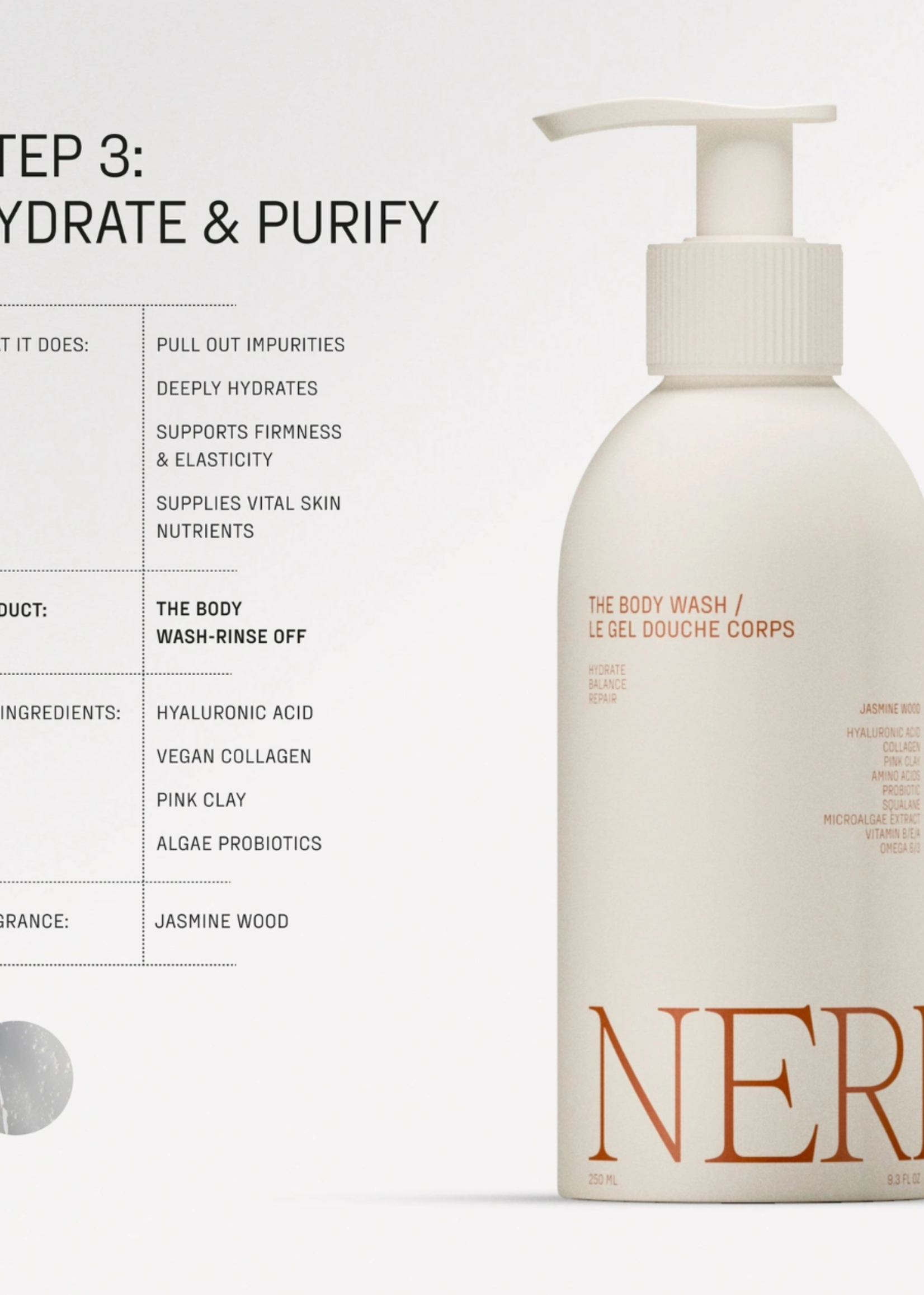 Nerra Body Wash | Jasmine Wood