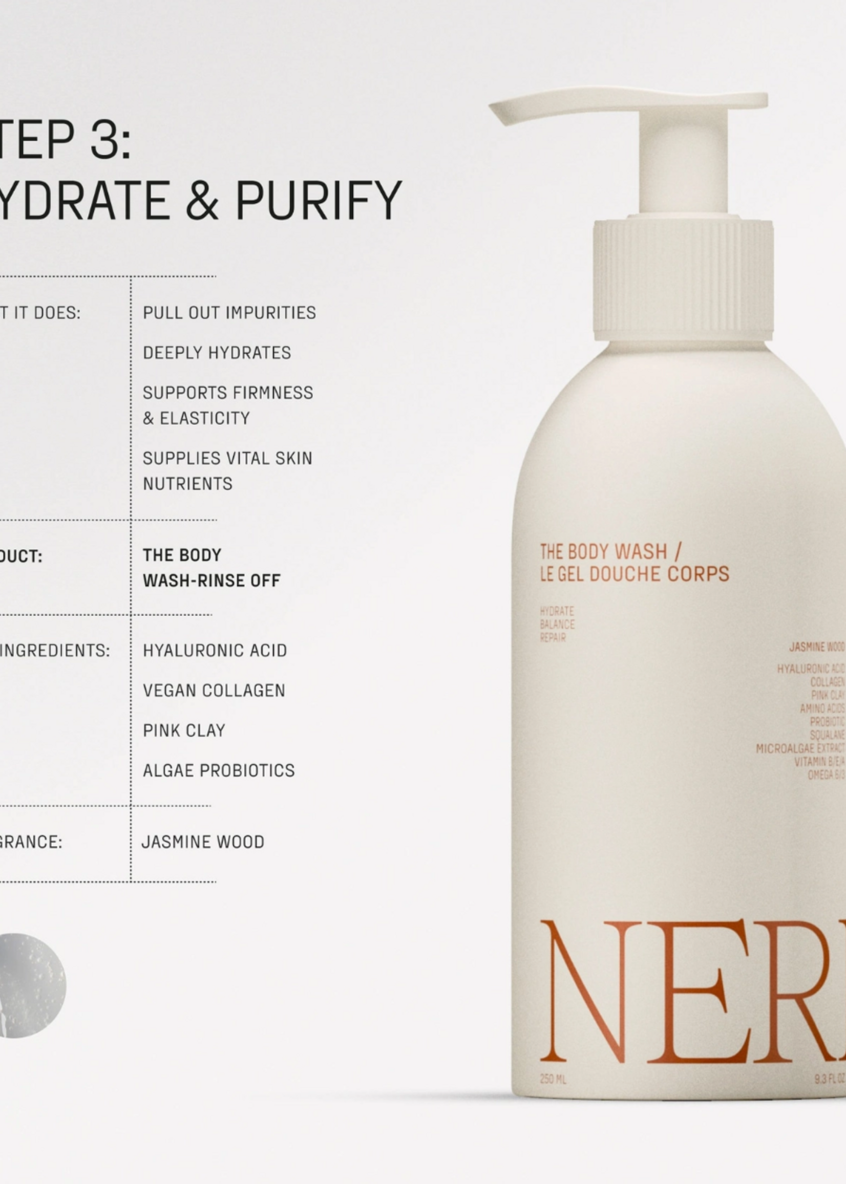 Nerra Body Wash | Jasmine Wood-Neroli Note