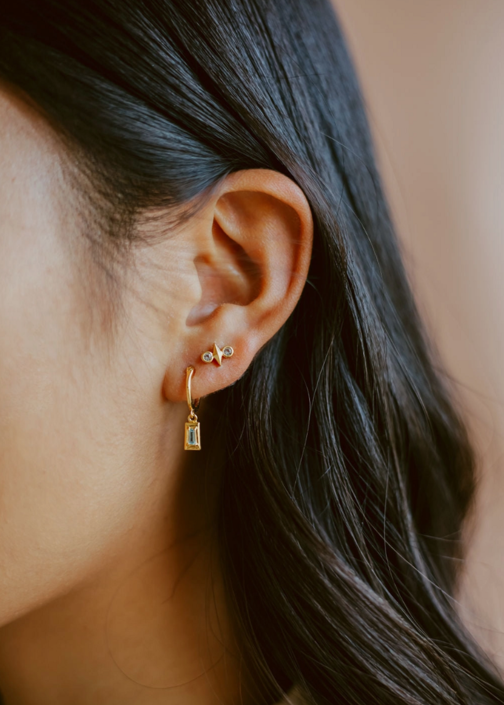 Sierra Winter Jewlery Open Bar Hoop Earrings