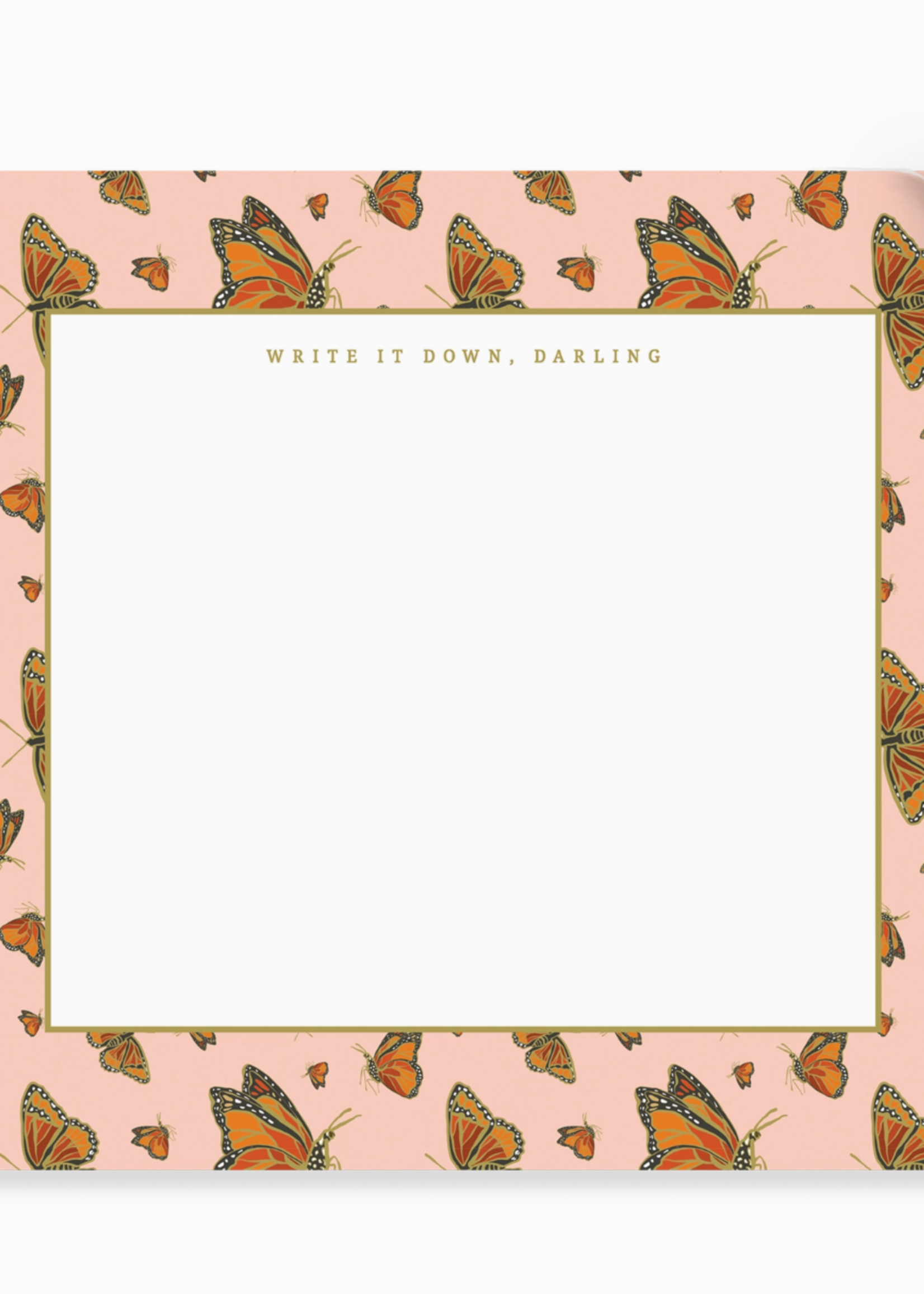 Good Juju Ink Monarch Butterflies Notepad