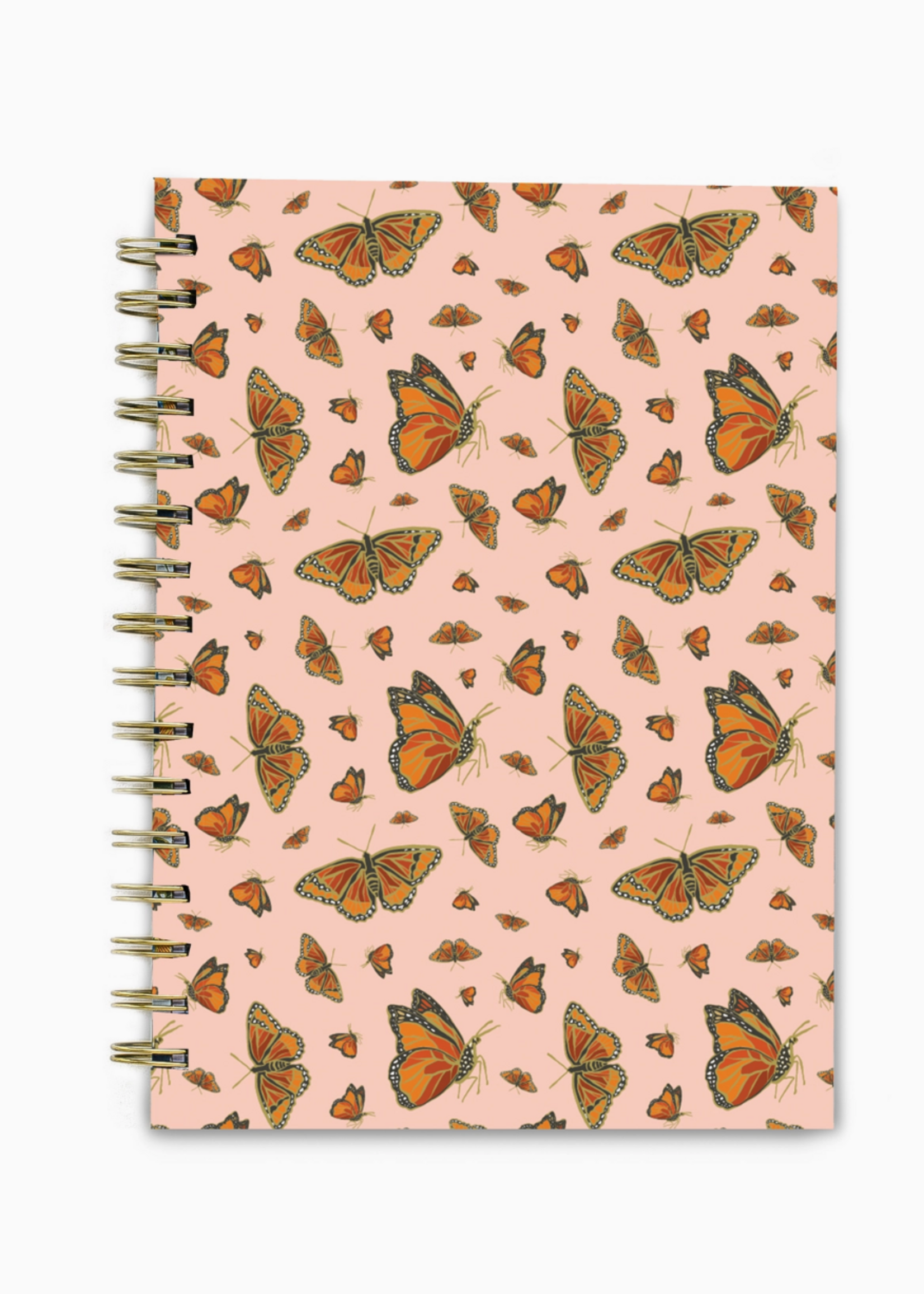 Good Juju Ink Monarch Butterflies Spiral Notebook