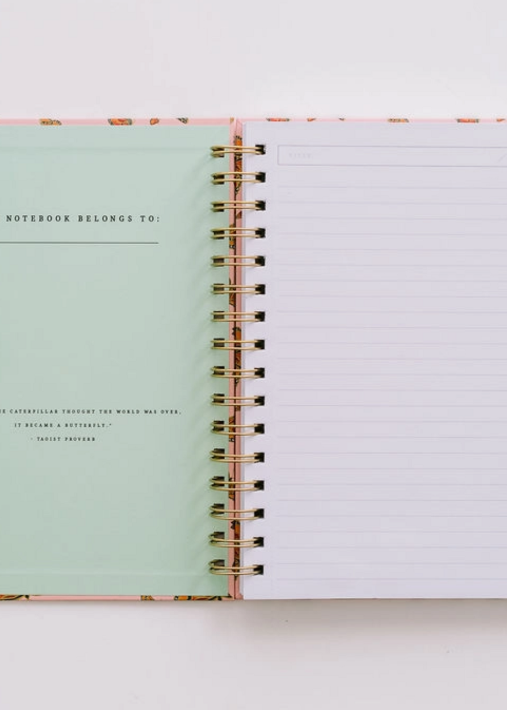 Good Juju Ink Monarch Butterflies Spiral Notebook