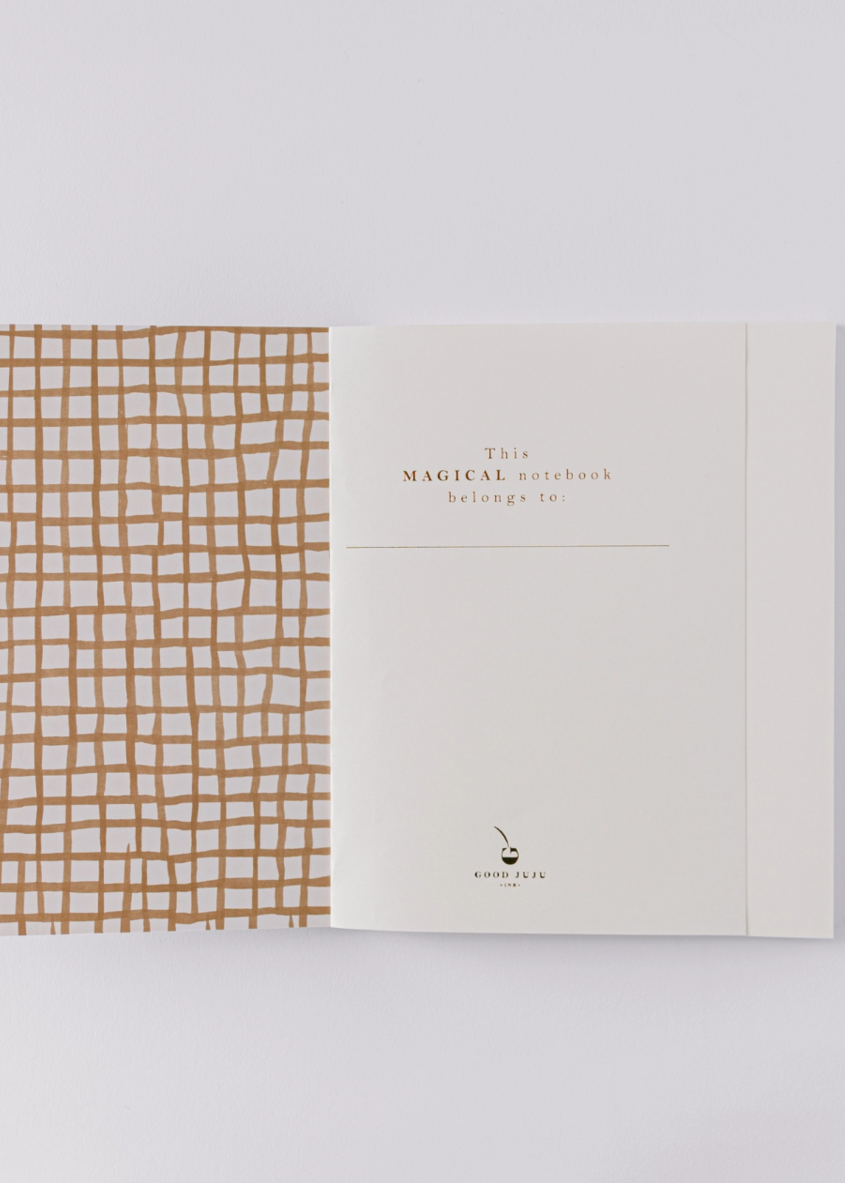 Good Juju Ink Pink Mushroom Pattern Softcover Notebook