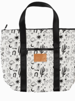 Local Beach Western Water Resistant Tyvek Shoulder Tote Western Print