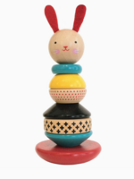 Chronicle Books Wooden Rabbit Stacker Toy