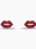 Lele Sadoughi Lipstick Red Lele Sadoughi X Marilyn Monroe Pave Kiss Stud Earrings
