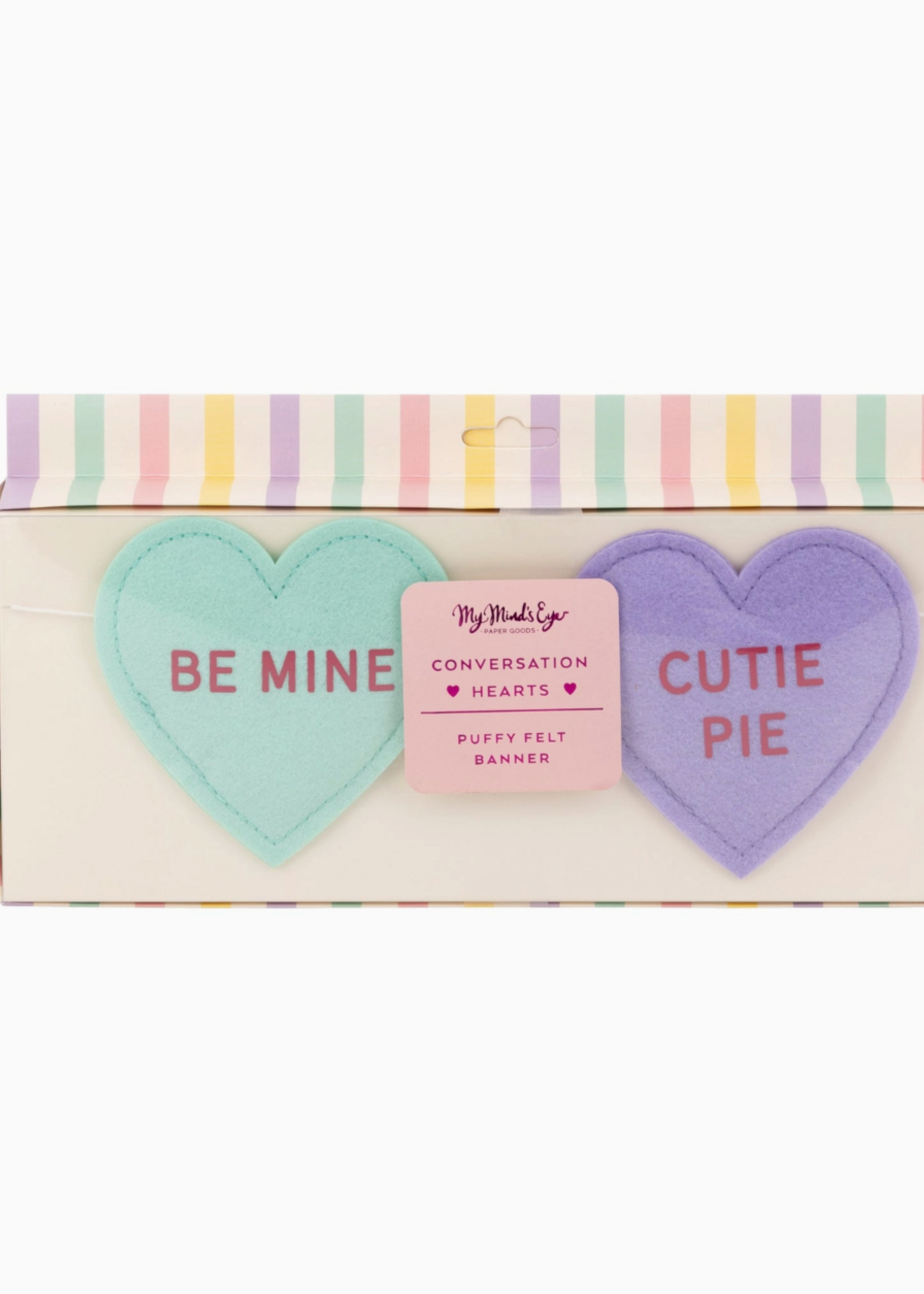 Meri Meri Conversation Hearts Felt Banner