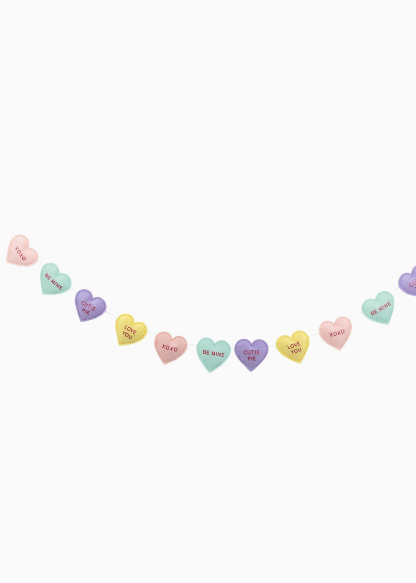 Meri Meri Conversation Hearts Felt Banner