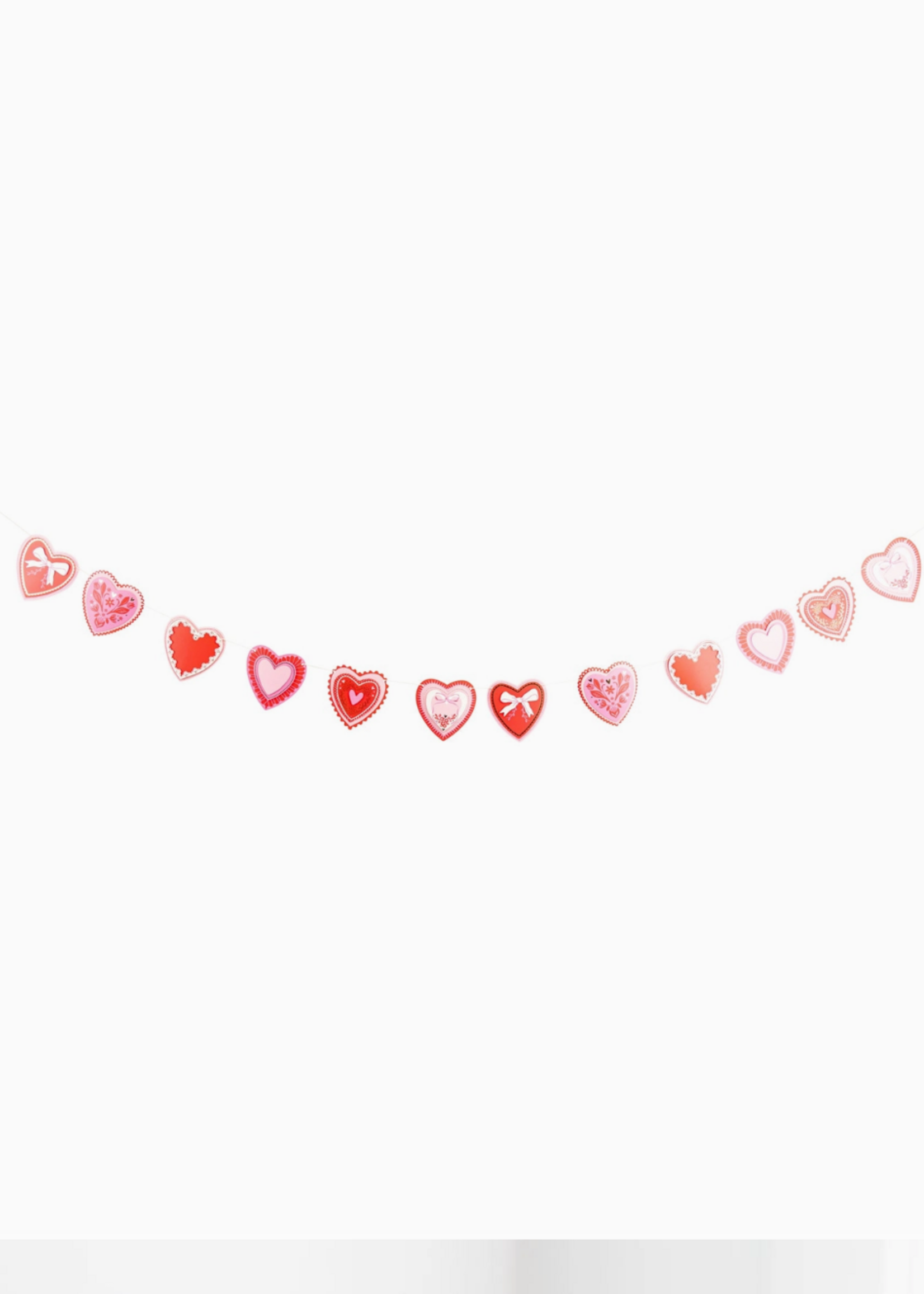Meri Meri Layered Vintage Heart Banner
