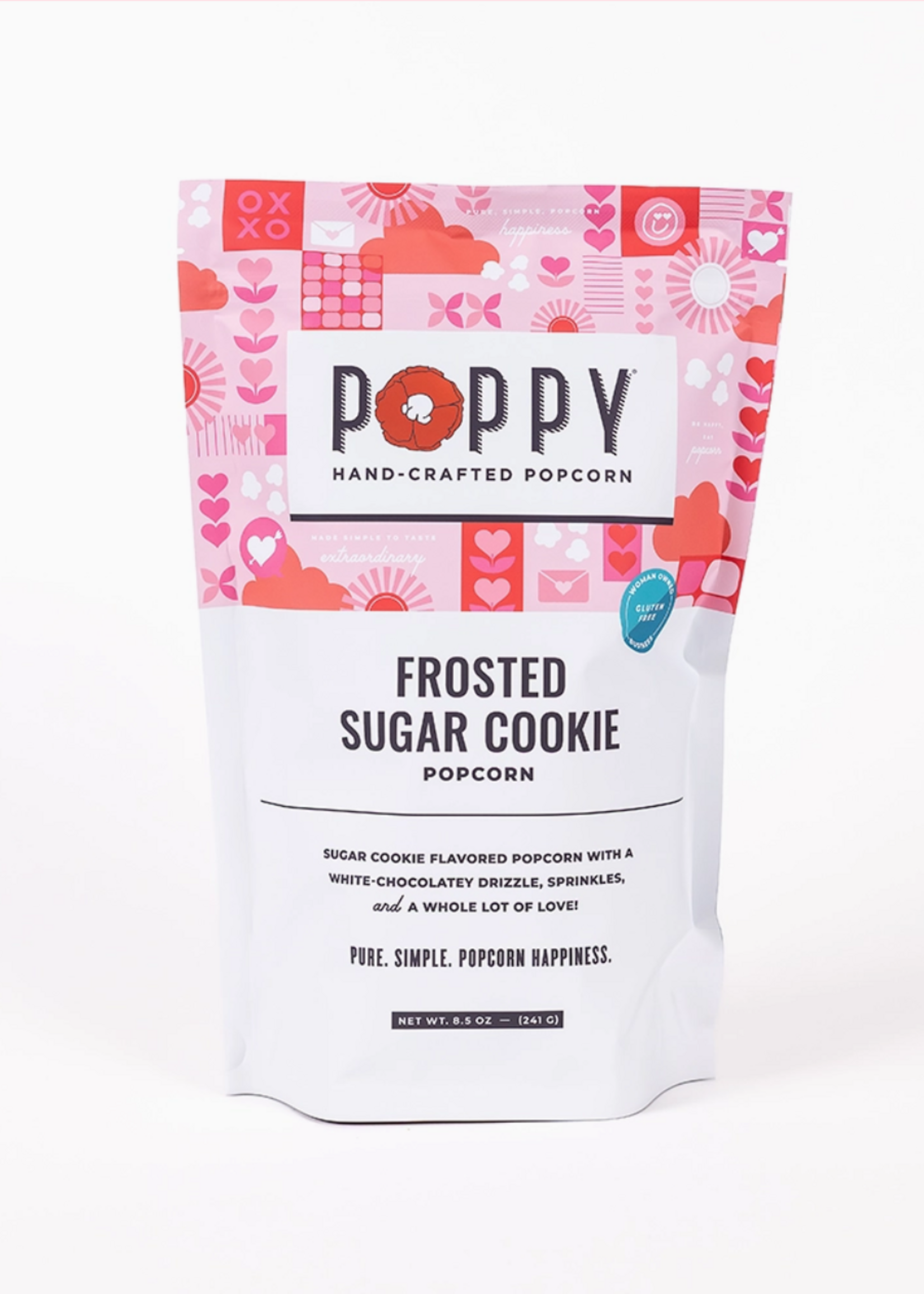 Poppy Handcrafted Popcorn Frosted Sugar Cookie Popcorn